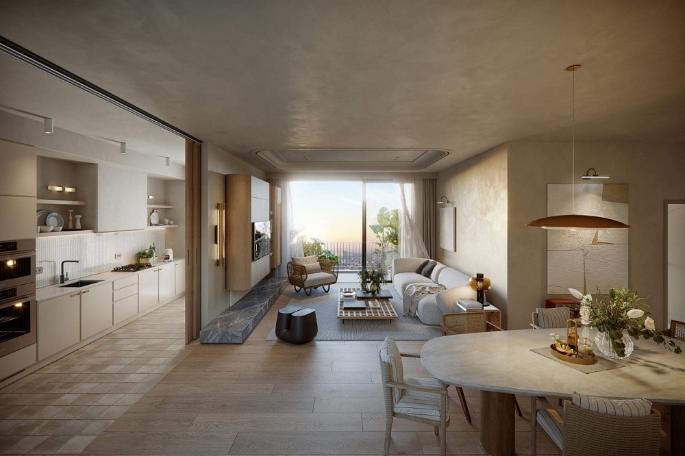 Thiết kế căn hộ gắn liền với thiên nhiên trong lành