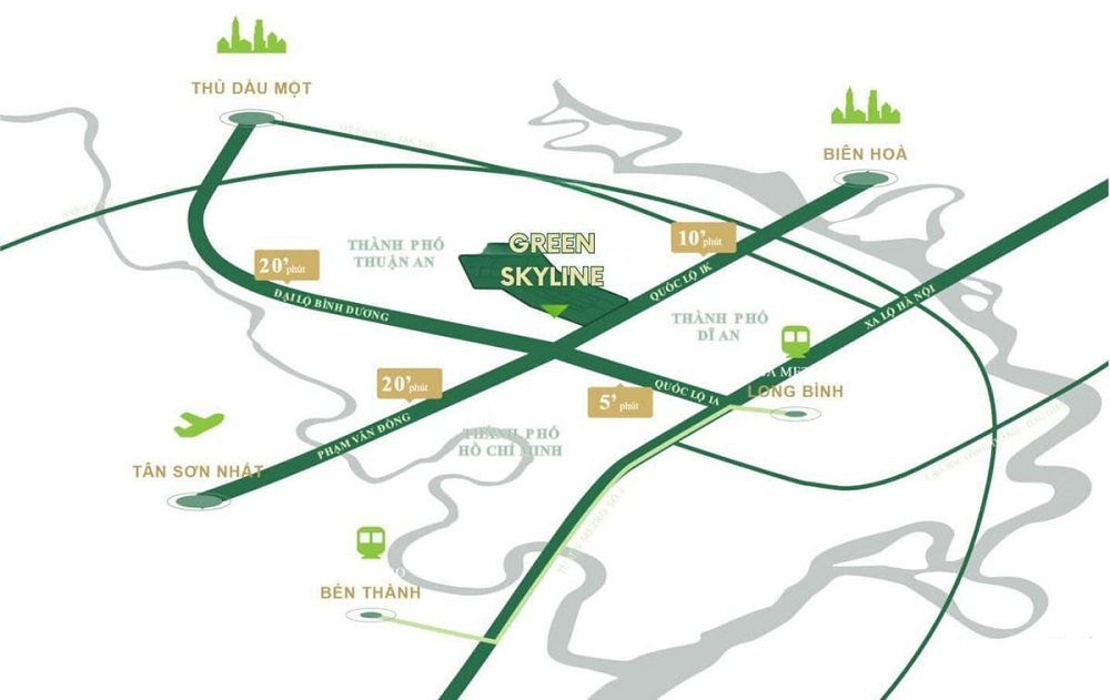 Đánh giá dự án Green Skyline về vị trí