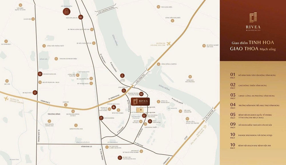 Vị trí thúc đẩy Rivea Residences tăng giá nhanh