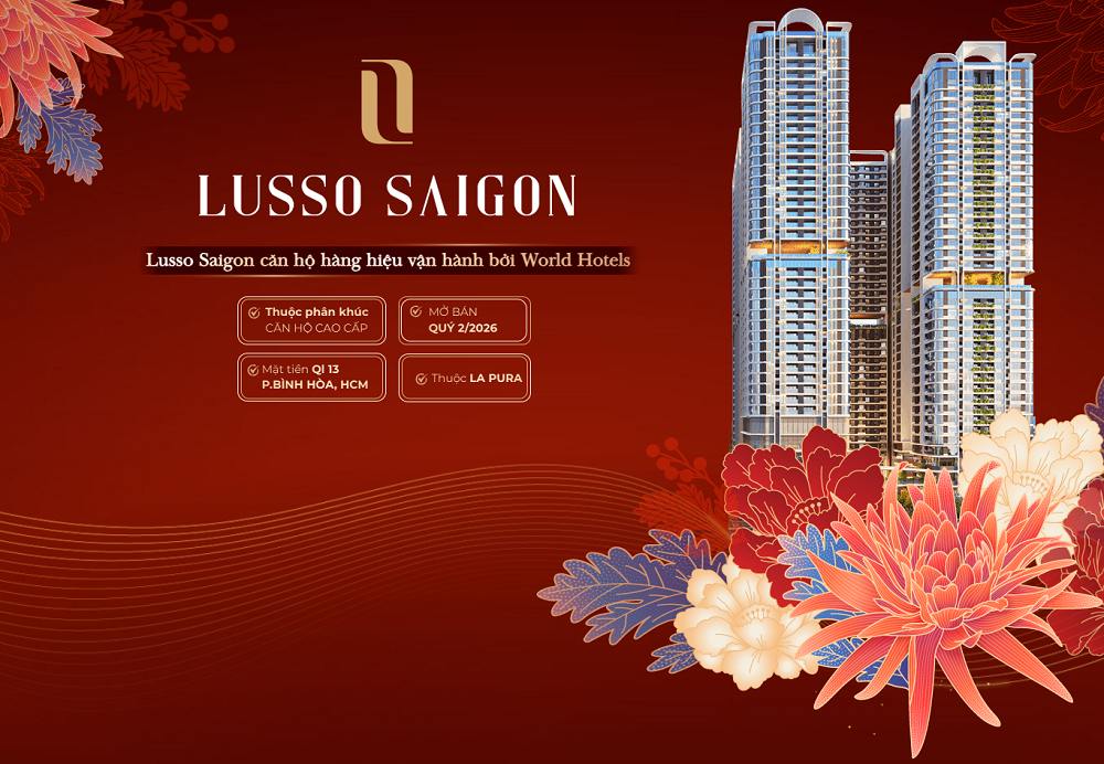 Lusso Saigon được thiết kế cao cấp chuẩn “hàng hiệu”