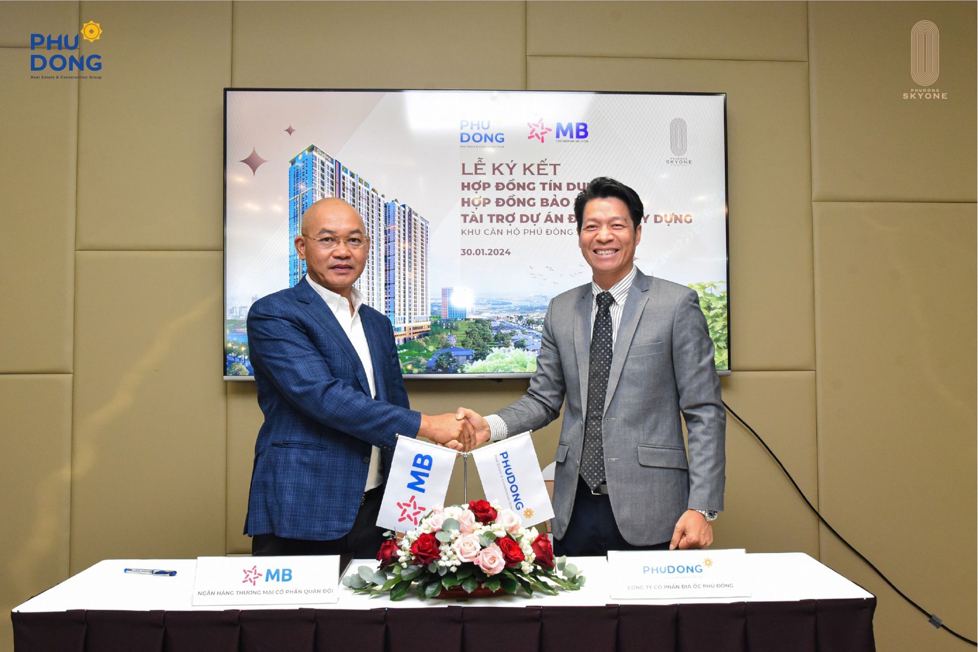 Cái bắt tay giữa MB Bank và Phú Đông Group cho dự án Phú Đông SkyOne