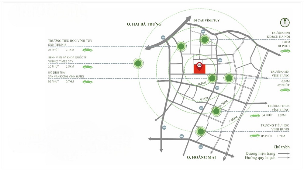 Vị trí Rivea Hanoi chiến lược thuận lợi cho sự phát triển