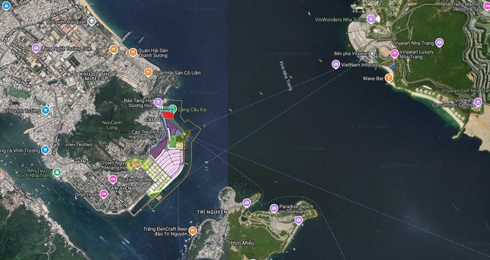 Vinhomes Pearl Bay sở hữu vị trí chiến lược tại khu Nam Nha Trang